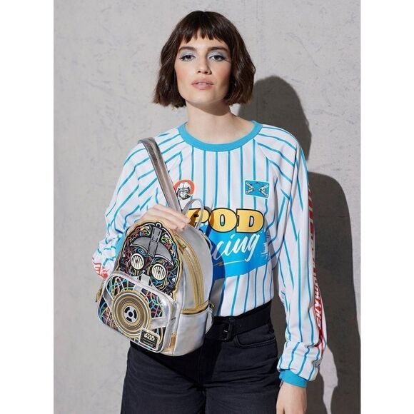 Loungefly Star Wars C-3PO Glow-in-the-Dark Mini Backpack main image 4